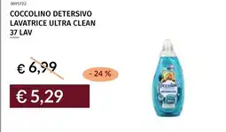 Prezzemolo e Vitale Coccolino detersivo lavatrice ultra clean offerta