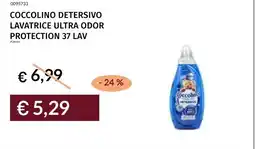 Prezzemolo e Vitale Coccolino detergente lavatrice ultra odour protection offerta