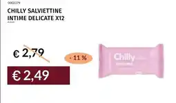 Prezzemolo e Vitale Chilly salviettine intime delicate offerta