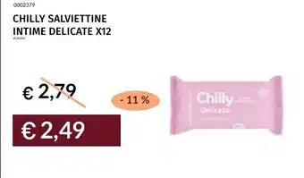 Chilly salviettine intime delicate