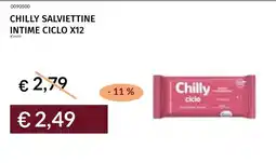 Prezzemolo e Vitale Chilly salviettine intime ciclo offerta