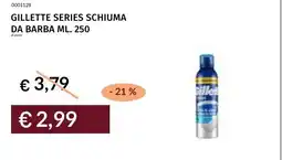 Prezzemolo e Vitale Gillette series schiuma da barba offerta