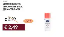 Prezzemolo e Vitale Neutro Roberts deodorante stick offerta