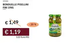 Prezzemolo e Vitale Bonduelle pisellini fini offerta