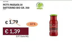 Prezzemolo e Vitale Petti passata di datterino bio offerta