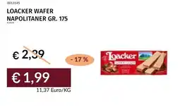 Prezzemolo e Vitale Loacker wafer napolitaner offerta