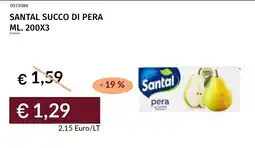 Prezzemolo e Vitale Santal succo di pera offerta