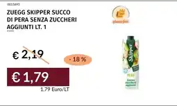 Prezzemolo e Vitale Zuegg Skipper succo di pera senza zuccheri aggiunti offerta