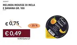 Prezzemolo e Vitale Melinda mousse di mela e banana offerta