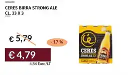 Prezzemolo e Vitale Ceres birra strong ale offerta