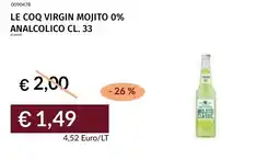 Prezzemolo e Vitale Le Coq Virgin Mojito 0% offerta