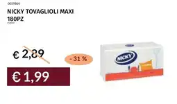 Prezzemolo e Vitale Nicky tovaglioli maxi offerta