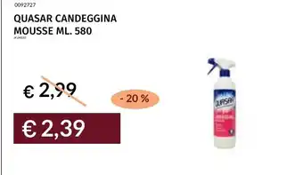 Prezzemolo e Vitale Quasar candeggina mousse offerta