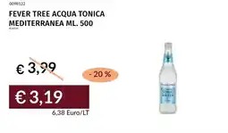 Prezzemolo e Vitale Fever Tree Acqua Tonica Mediterranea offerta