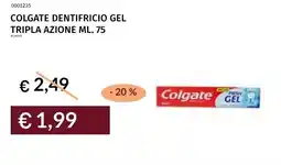 Prezzemolo e Vitale Colgate dentifricio gel offerta