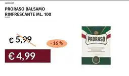 Prezzemolo e Vitale Proraso balsamo rinfrescante offerta
