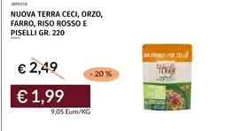 Prezzemolo e Vitale Nuova Terra Ceci, Orzo, Farro, Riso Rosso e Piselli offerta