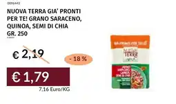 Prezzemolo e Vitale Nuova Terra Grano Saraceno, Quinoa, Semi di Chia offerta