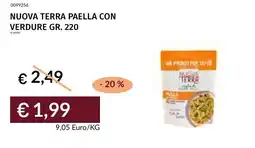 Prezzemolo e Vitale Nuova Terra paella con verdure offerta