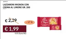 Prezzemolo e Vitale Lazzaroni Mignon con crema al limone offerta