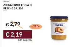 Prezzemolo e Vitale Confettura di pesche Zuegg offerta