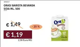 Prezzemolo e Vitale Orasi Barista bevanda soia offerta