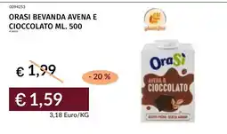 Prezzemolo e Vitale OraSi bevanda avena e cioccolato offerta