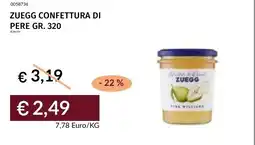 Prezzemolo e Vitale Zuegg confettura di pere offerta