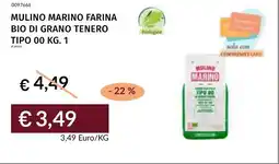 Prezzemolo e Vitale Mulino Marino farina bio di grano tenero tipo 00 offerta