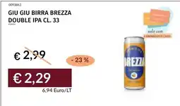 Prezzemolo e Vitale Giu Giu Birra Brezza Double IPA offerta