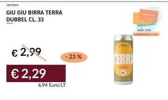 Prezzemolo e Vitale Giù giù birra terra dubbel offerta