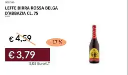 Prezzemolo e Vitale Leffe birra rossa belga offerta