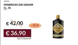 Prezzemolo e Vitale Hendrick's Gin Oasium offerta