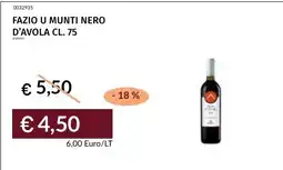 Prezzemolo e Vitale Fazio u Munti Nero d'Avola offerta