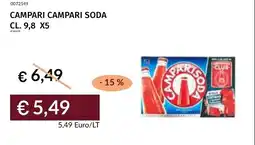 Prezzemolo e Vitale Campari Campari Soda offerta