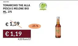 Prezzemolo e Vitale Tomarchio the alla pesca e melone bio offerta