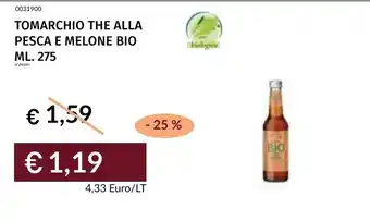 Prezzemolo e Vitale Tomarchio the alla pesca e melone bio offerta