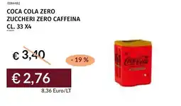 Prezzemolo e Vitale Coca Cola Zero Zuccheri Zero Caffeina offerta