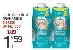 Supermercati Dok Latte Crescita 3 Granarolo offerta