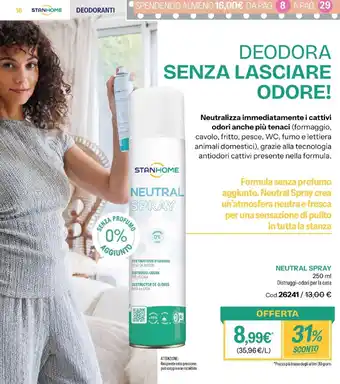 Stanhome neutral spray