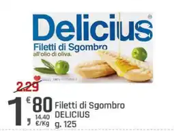 Supermercati Dok Filetti di Sgombro Delicius offerta