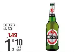 Supermercati Dok Beck's cl. 60 offerta
