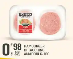 Supermercati Dok Hamburger di tacchino Amadori offerta