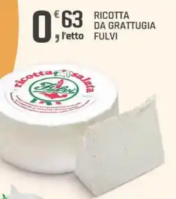 Supermercati Dok Ricotta da grattugia Fulvi offerta