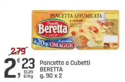 Supermercati Dok Pancetta a Cubetti Beretta offerta