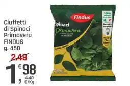 Supermercati Dok Ciuffetti di Spinaci Primavera Findus offerta