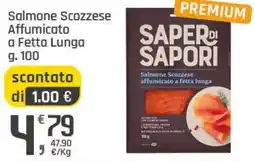 Supermercati Dok Saper di Sapori Salmone Scozzese Affumicato offerta