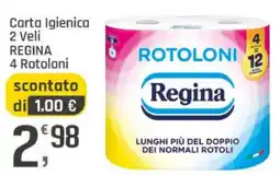 Supermercati Dok Carta Igienica 2 Veli Regina offerta
