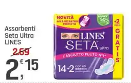 Supermercati Dok Assorbenti Seta Ultra LINES offerta