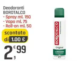 Supermercati Dok Deodoranti Borotalco offerta